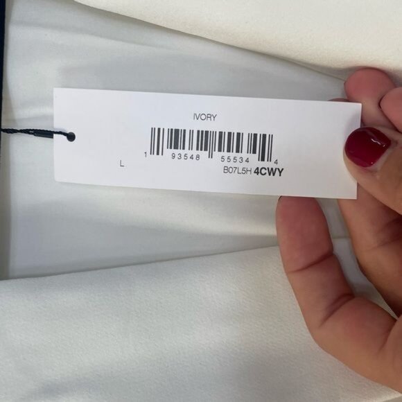 The Drop Womens Blake White Ivory Long Blazer Single Button NWT Size Large - Picture 11 of 14